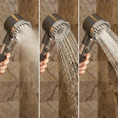 Velula SerenityFlow™ 2.0 | 3-Speed High Pressure Filtered Shower Head